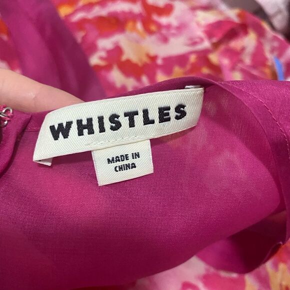 Whistles WATERCOLOUR ORGANZA DRESS size 2 - Picture 11 of 11